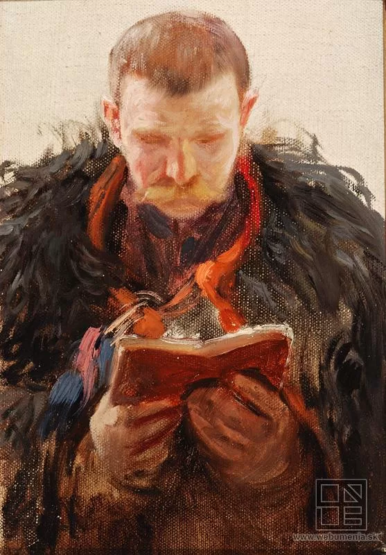 Štúdia čitajúceho starca 1904